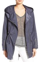 Women's Vince Camuto Exaggerated Hood Anorak - Blue