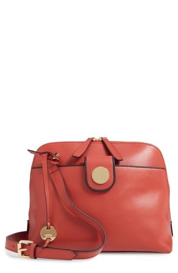 Lodis Los Angeles Rodeo Under Lock & Key - Izabella Rfid Leather Crossbody Bag - Orange