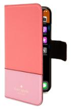 Kate Spade New York Leather Wrap Iphone X Folio Case - Pink
