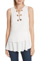 Women's Derek Lam 10 Crosby Grommet Detail Top - White
