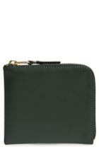 Men's Comme Des Garcons Classic Leather Line Wallet - Green