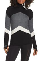 Women's Smartwool Ski Funnel Neck Sweater - Black