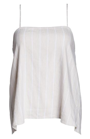 Women's Leith Button Back Camisole, Size - Beige