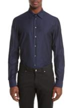 Men's Armani Collezioni Sport Shirt, Size - Blue