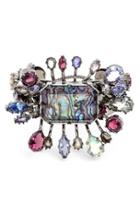 Women's Alexander Mcqueen Flower Stone Cuff