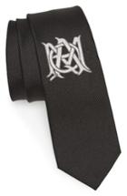 Men's Alexander Mcqueen Insignia Silk Tie