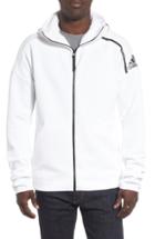 Men's Adidas Zne Fast Release Hooded Jacket, Size - White