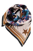 Women's Givenchy 'ultra Paradise' Floral Silk Scarf, Size - Brown