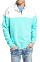 Men's The Rail Colorblock Quarter Zip Sweatshirt - Ivory