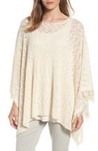 Women's Eileen Fisher Organic Cotton Poncho, Size - White