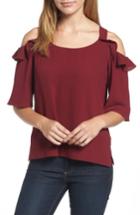 Women's Kut From The Kloth Akane Cold Shoulder Top