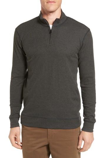 Men's Vintage 1946 Drop Needle Quarter Zip Sweater
