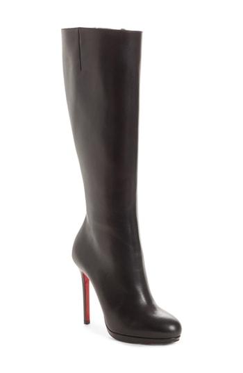 Women's Christian Louboutin Botalili Knee High Boot Us / 37eu - Black