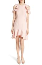 Women's Cinq A Sept Micah Ruffle Cold Shoulder Dress