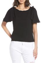 Women's Pam & Gela Shrunken Sweatshirt, Size - Black