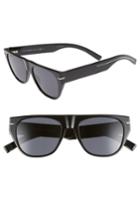 Men's Dior 53mm Flat-top Sunglasses - Black