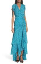 Women's Veronica Beard Samara Silk Dress - Blue