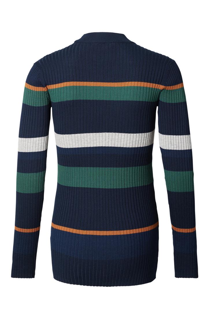 Women's Yigal Azrouel Stripe Wrap Shirt - Blue