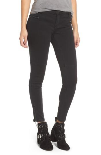 Women's Blanknyc Metal East Ankle Skinny Jeans - Black