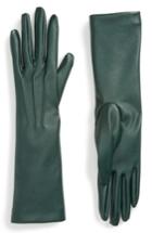 Women's Stella Mccartney Faux Leather Gloves .5 - Green
