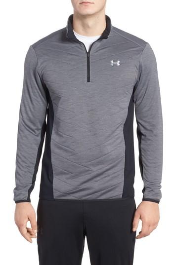 Men's Under Armour Reactor Hybrid Quarter Zip Pullover - Grey