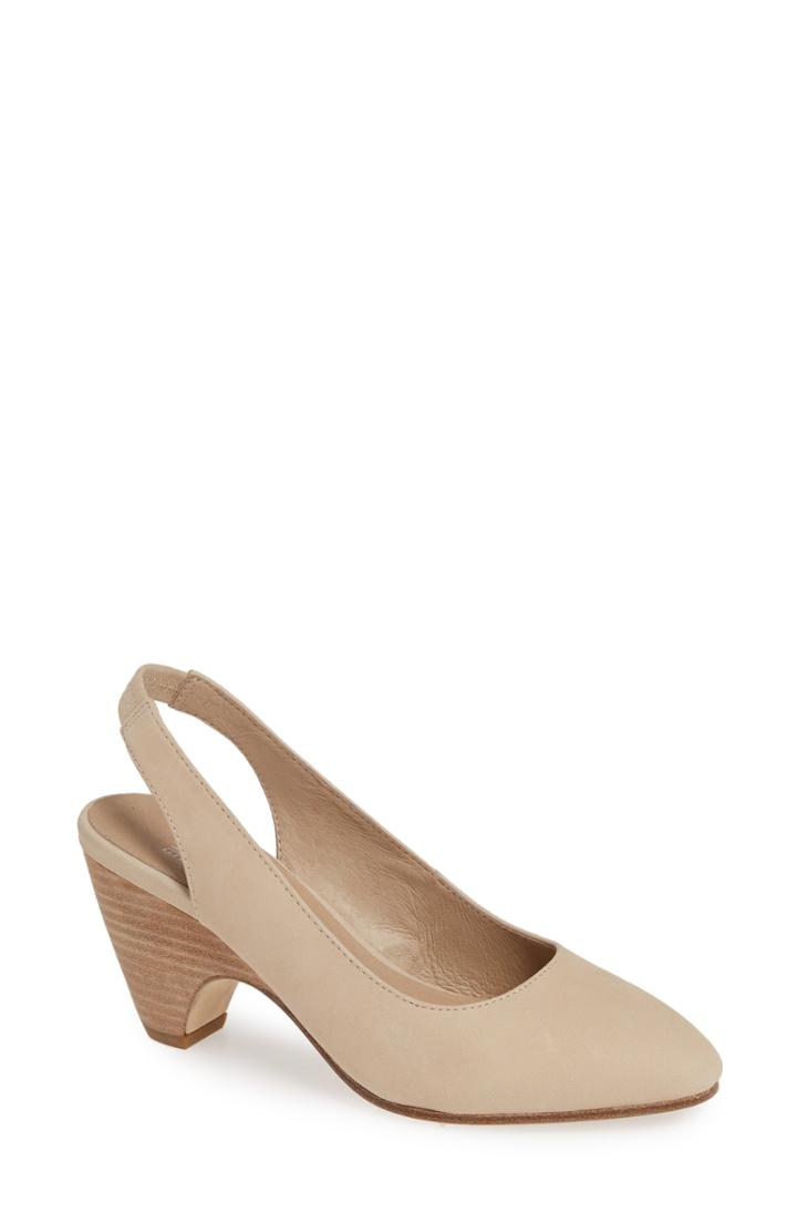 Women's Eileen Fisher Rumi Slingback Pump M - Beige