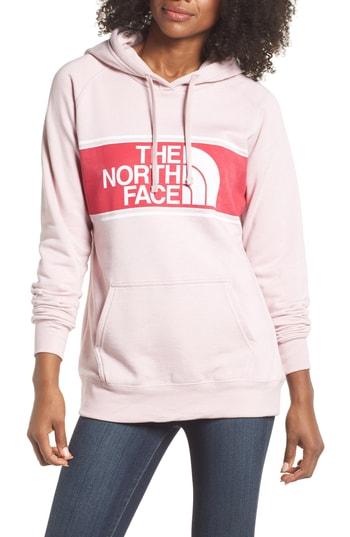 Women's The North Face Edge To Edge Logo Hoodie Sweatshirt - Purple