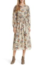 Women's The Great. Creekside Silk Dress - Beige