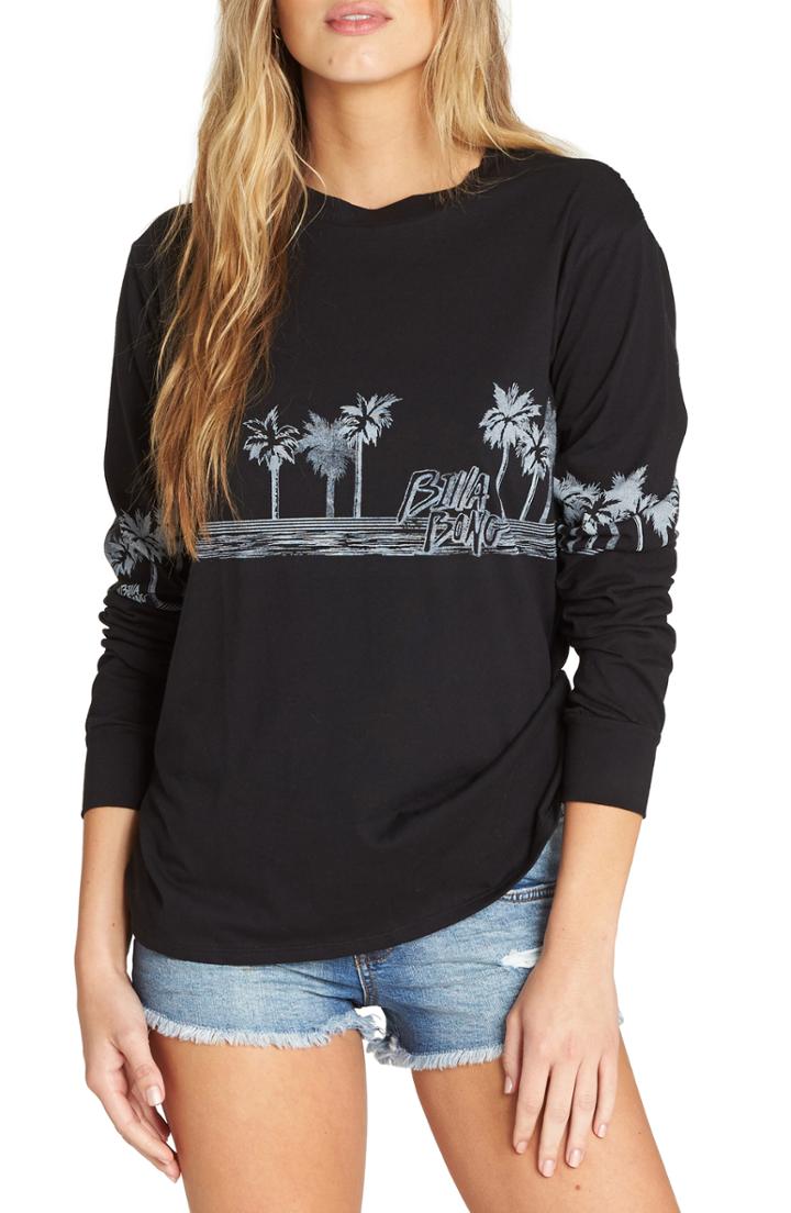 Women's Billabong Coast To Coast Tee - Black