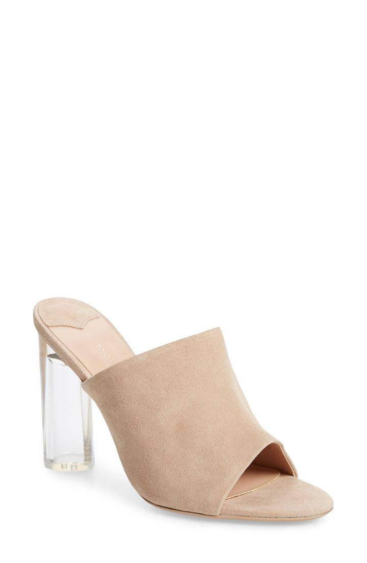 Women's Tony Bianco Takoda Clear Heel Slide Sandal .5 M - Pink
