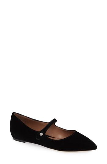 Women's Tabitha Simmons Hermione Mary Jane Flat .5us / 36.5eu - Black