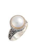Women's Konstantino Thalia Pearl Ring With Blue Spinel