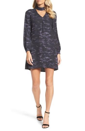 Women's Forest Lily Choker Shift Dress