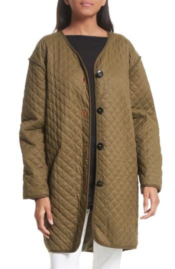 Women's Rag & Bone Rosa Quilted Liner Jacket - Green