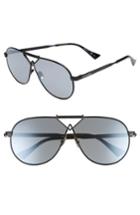 Women's Altuzarra 64mm Aviator Sunglasses - Black/ Black