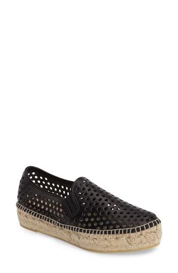 Women's Loeffler Randall Rowan Espadrille Flat M - Black