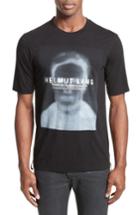 Men's Helmut Lang Ghost Face Graphic T-shirt - Black