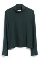 Women's Madewell Wide Sleeve Turtleneck, Size - Green