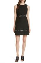 Women's Kate Spade New York Blossom Trim Tweed Dress - Black