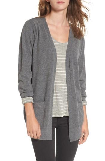 Women's Dreamers By Debut Pocket Cardigan - Grey