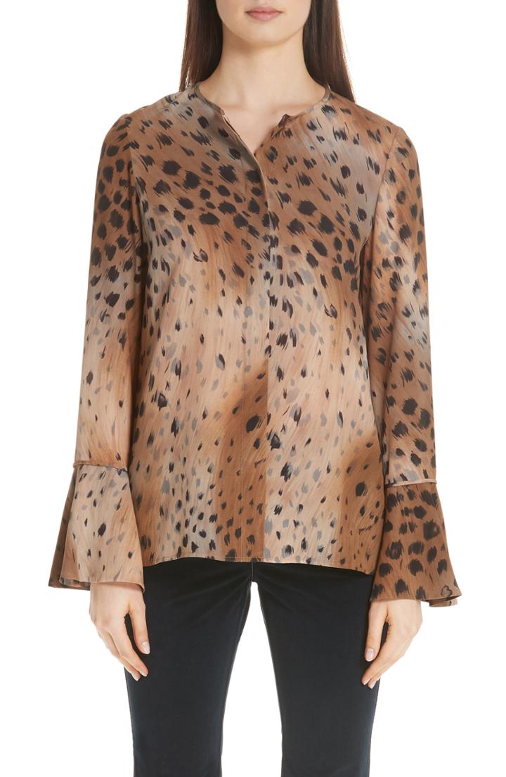 Women's Lafayette 148 New York Izzie Silk Blouse