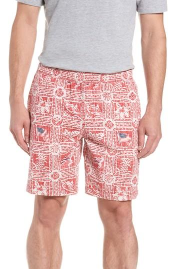 Men's Reyn Spooner Summer Commemorative Classic Fit Print Shorts - Red
