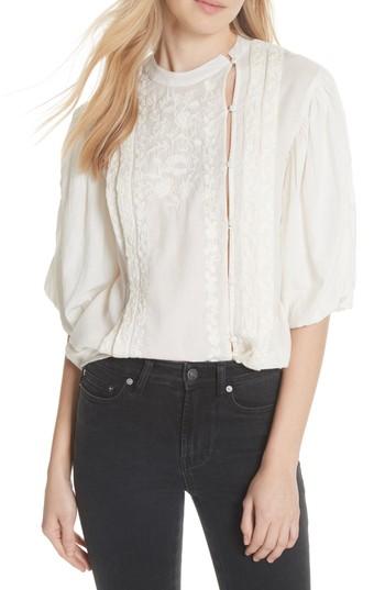 Women's Free People Sweet Romance Top - Ivory