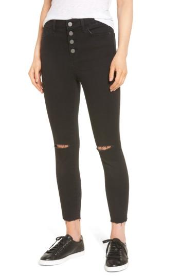 Women's Treasure & Bond High Waist Skinny Jeans - Black
