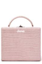 Pop & Suki Personalized Leather Box Bag -