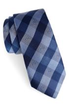Men's Southern Tide Palmetto Check Silk Tie, Size - Blue
