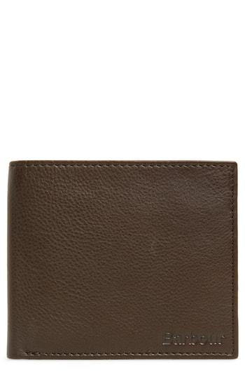 Men's Barbour Leather Wallet - Brown