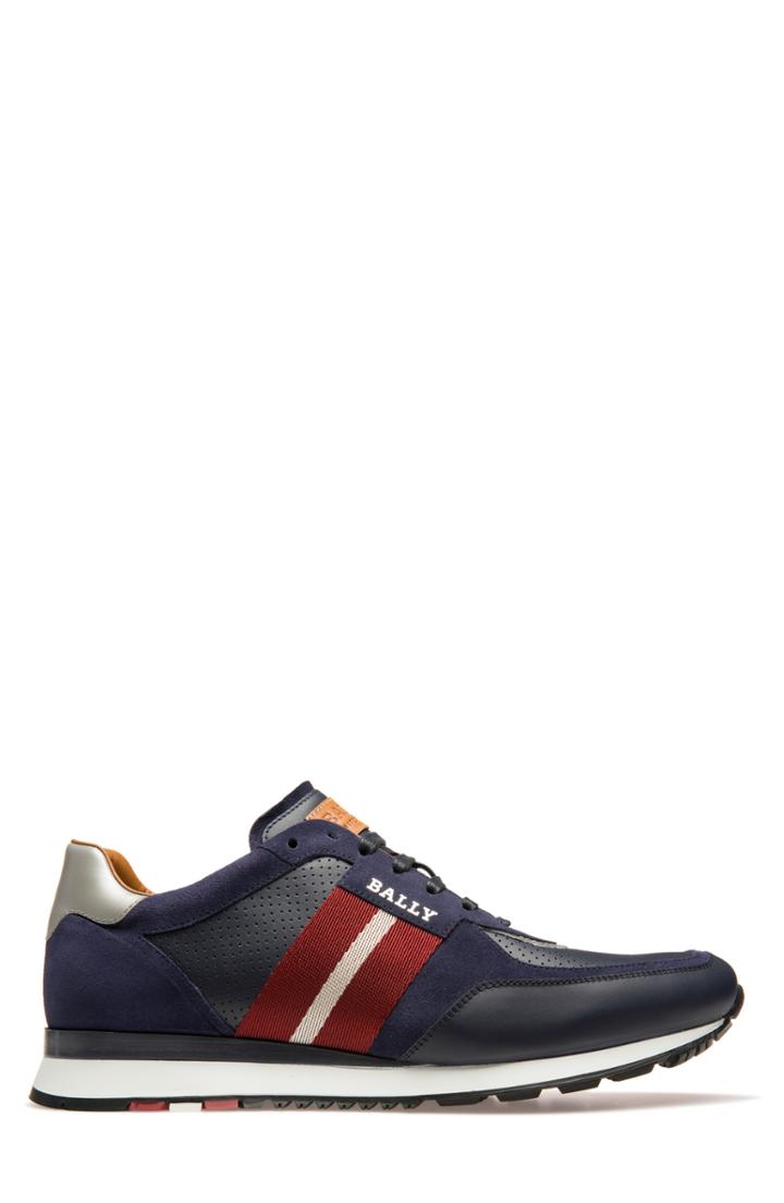 Men's Bally Aston Sneaker D - Red