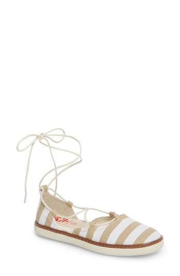 Women's Royal Canadian Yoho Wraparound Tie Flat M - Beige