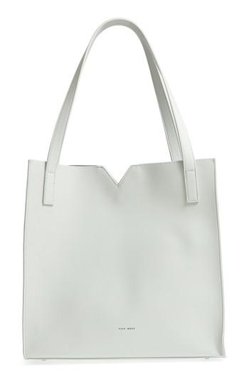 Pixie Mood Alicia Faux Leather Tote Bag & Pouch Set - Green